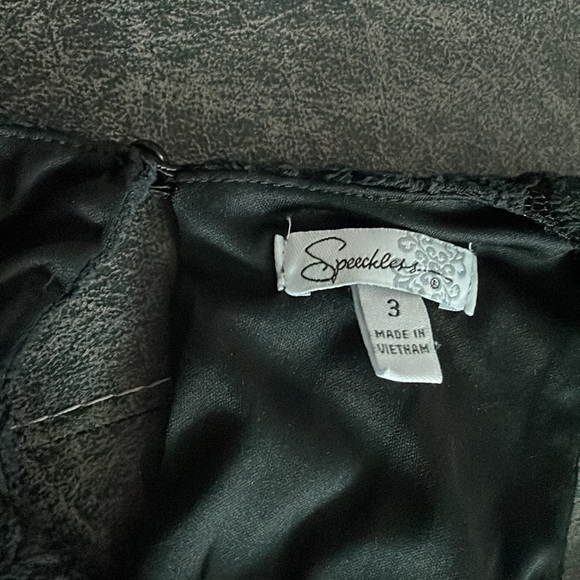 Black Floral Flare Mini Dress - Picture 6 of 8